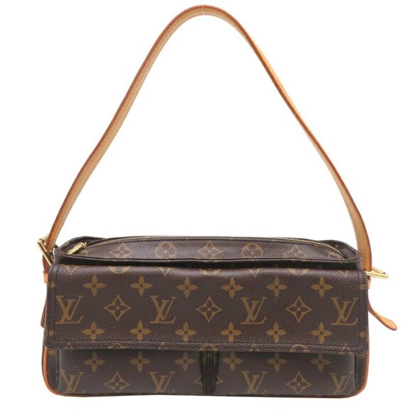 LOUIS VUITTON Brown Monogram Shoulder Bag - Picture 1 of 9